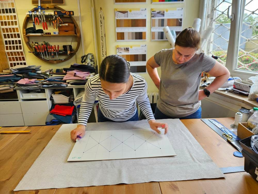 odrysowanie szablonu