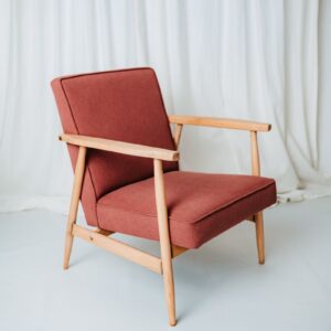 fotel prl b7725 bordowy