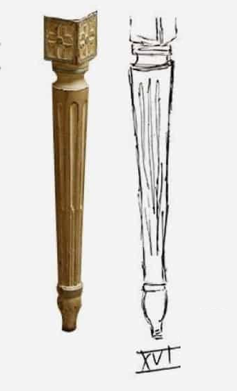 noga meblowa ludwik xvi