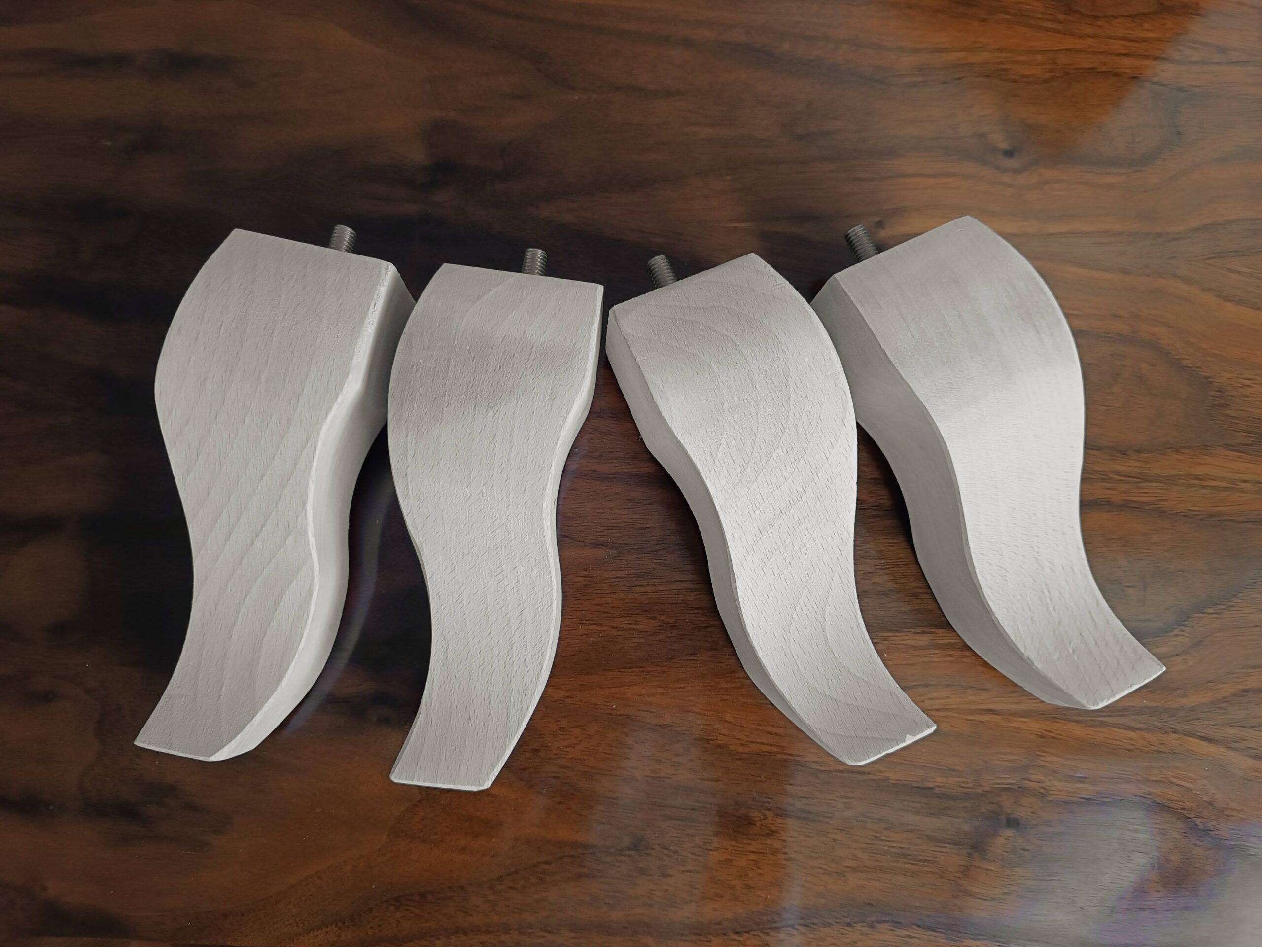 Bukowa noga meblowa stylowa